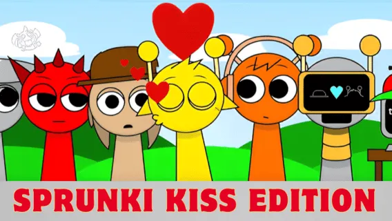 Sprunki Kiss Mod game image
